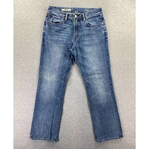 Gap Jeans Mens 33x32 (Fits 31x30) Blue Light Wash Denim 1969 Bootcut Cowboy